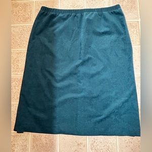 Vintage teal midi skirt